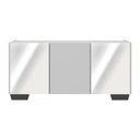 Ver imagem 5 de Rack Tv até 32 Polegadas com Espelhos 3 Portas Multimóveis Mp1079 Branco/preto