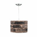 Ver imagem 2 de Lustre Cúpula Pendente Dome Estampado Tijolinho