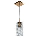 Ver imagem 3 de Kit 1 Lustre Marrycrillic + 2 Pendentes Clearcrilic Cobre