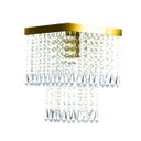 Ver imagem 6 de Kit 1 Lustre Marrycrillic + 2 Pendentes Clearcrilic Gold