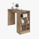 Ver imagem 5 de Bancada Gourmet Multiuso Buffet Aparador Castanho