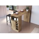 Ver imagem 1 de Bancada Gourmet Multiuso Buffet Aparador Castanho