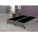 Ver imagem 2 de Cama Box Casal Bipartido King Design Suede Cinza 138x188x40