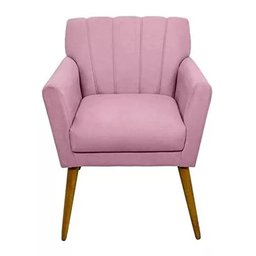 Kit 2 Poltronas Decorativa Cecília - Rosa - 3