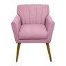 Kit 2 Poltronas Decorativa Cecília - Rosa - 3