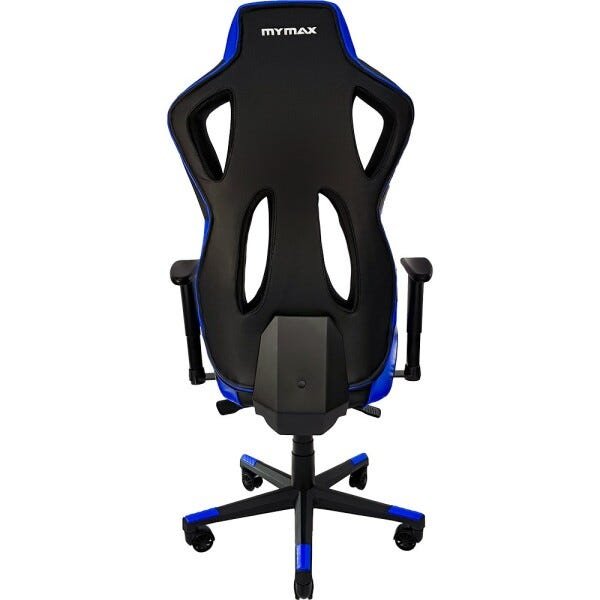 Cadeira Gamer Mymax Mx11 Giratória Preto/Azul - 3