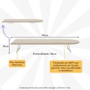 Ver imagem 3 de Mesa Tábua de Passar Roupas Portátil Multimóveis Cr30037 Bege
