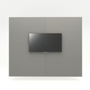 Ver imagem 3 de Conjunto Sala de Reunião Mesa 3,20m Painel P/ Tv Cs Pr F5 Cor:cinza Sagrado com Preto