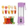 Mini Liquidificador Suco Portátil Trabalho Recarregável Roxo - 3