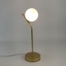 Luminária de Mesa Moderna - Abajur Stick Dourado com Globo Studio Casa Center - 3
