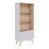 Escrivaninha Estudo Tech com Estante de Livros Link Branco Fosco Tauari Nobre Colibri Moveis - 11
