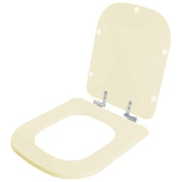Assento Sanitário Laqueado Soft Close El Misti Palha (Bege Claro) para vaso Icasa - 2 Assento Sanitário Laqueado Soft Close El Misti Palha (Bege Claro) para vaso Icasa - 2