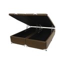 Ver imagem 1 de Cama Box Baú Castor Queen Premium Caramelo 158x198x35cm