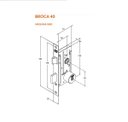 Ver imagem 3 de Fechadura Stam 1803/11 Broca 40 Externa Tetra Inox