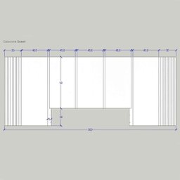 Cabeceira Queen 3,00m e 2 Mesas C/ 2 Gavetas Mdf sob Medida Cor:titânio - 6