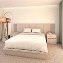 Ver imagem 1 de Cabeceira Queen 3,00m e 2 Mesas C/ 2 Gavetas Mdf sob Medida Cor:titânio