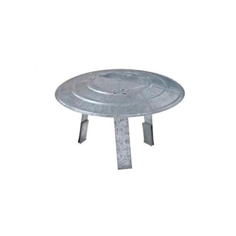 Chapéu Galvanizado para Chaminé Fixo 110mm a 130 mm