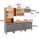 Ver imagem 3 de Cozinha Completa 5 Peças 217cm X 270cm Castanha
