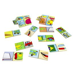 Jogo Educativo e Pedagógico Infantil Dominó de Metades 0010 - 3