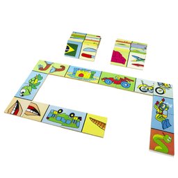 Jogo Educativo e Pedagógico Infantil Dominó de Metades 0010 - 2