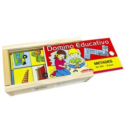 Jogo Educativo e Pedagógico Infantil Dominó de Metades 0010 - 4
