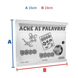 Alfabetização e Letramento Brinquedo Educativo Ache Palavras - 4