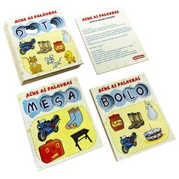 Alfabetização e Letramento Brinquedo Educativo Ache Palavras - 3