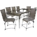 Ver imagem 3 de 8 Cadeiras e Mesa de Jantar Haiti em Alumínio para Cozinha