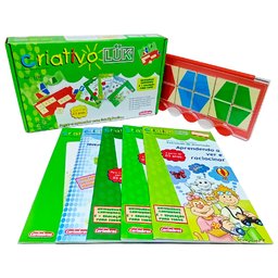 Jogo Criativo Luk Kit Com 05 Livros e 01 Estojo Carimbras - 1