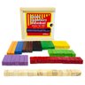 Material Pedagógico Escala Cuisenaire Individual 62 Peças - 1