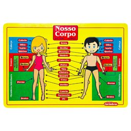 Brinquedo Pedagógico de Anatomia Nosso Corpo Humano 12 Peças - 2