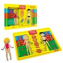 Ver imagem 1 de Brinquedo Pedagógico de Anatomia Nosso Corpo Humano 12 Peças
