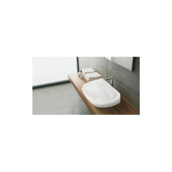 Kit 2 Lavatório Cinza Pq + 4 Assento Sanitário Soft Branco - 2