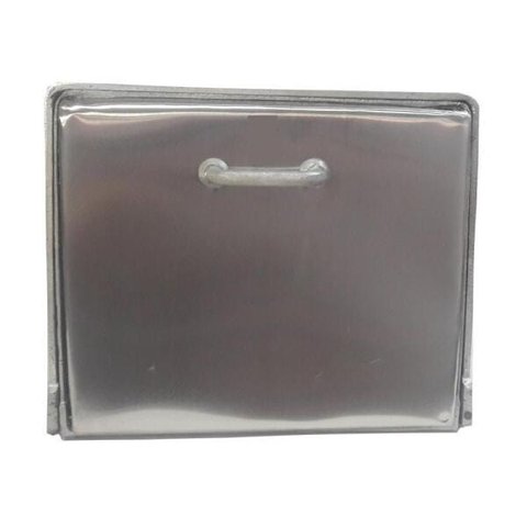 Tampa Fogão a Lenha Artesanal Inox 29 x 23cm - Volpato