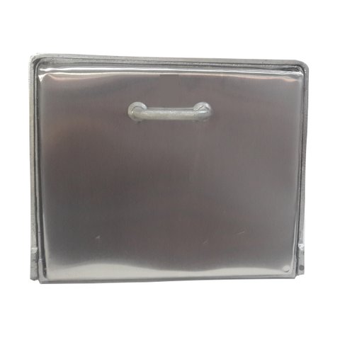 Tampa Fogão a Lenha Inox 28 X 36,5cm Artesanal - Volpato