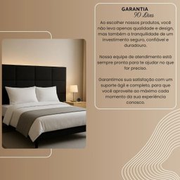 Cabeceira Cama Box Casal 140cm Elena Estofada - 3