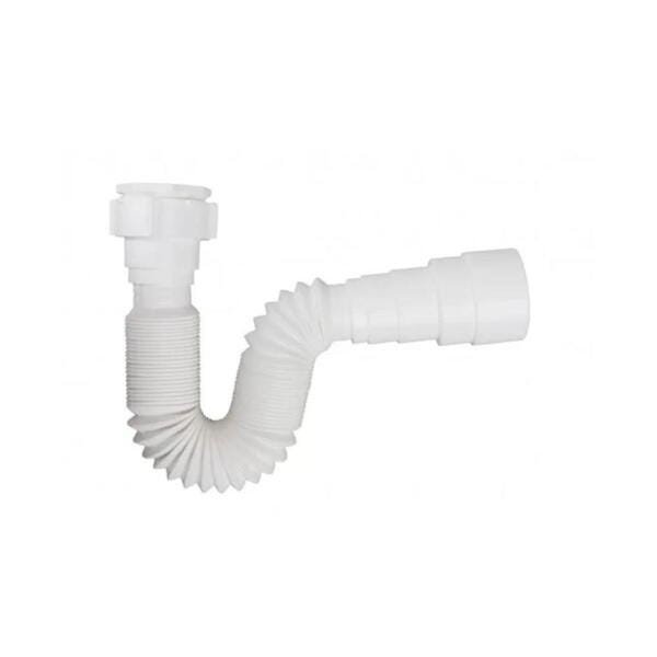 Kit 42 Sifão Plástico Sanfonado Universal Branco - Plasbohn - 1