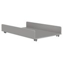 Ver imagem 1 de Trocador Para Berço Juju Cinza Acetinado – Reller