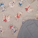 Ver imagem 2 de Edredom Buettner Solteiro Malha 100% Algodão Basic Estampado Dogs 150mx220m Cinza