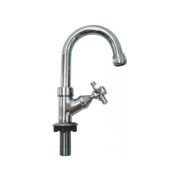 Torneira Lavatório Metal Giratória com Arejador 1/2" - Metais Rainha - 1