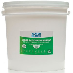 Impermeabilizante Emborrachado 15l Vedalaje Ultra Rápido Water Block