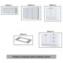 Ver imagem 5 de Cozinha Compacta Veneza 8 Portas 3 Gavetas 100% MDF Americana Branco - Panorama Móveis