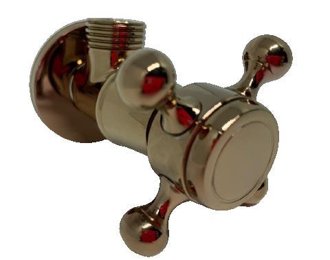 Registro Vintage Retrô Ouro Rose para Ducha Higiênica (Vaso/Filtro) - 2