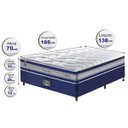 Ver imagem 2 de Cama Box Casal + Colchão de Molas Ensacadas D33 Cama Inbox Select Firme 138x188x71