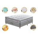 Ver imagem 3 de Cama Box Casal + Colchão de Molas Ensacadas D33 Cama Inbox Select Firme 138x188x70