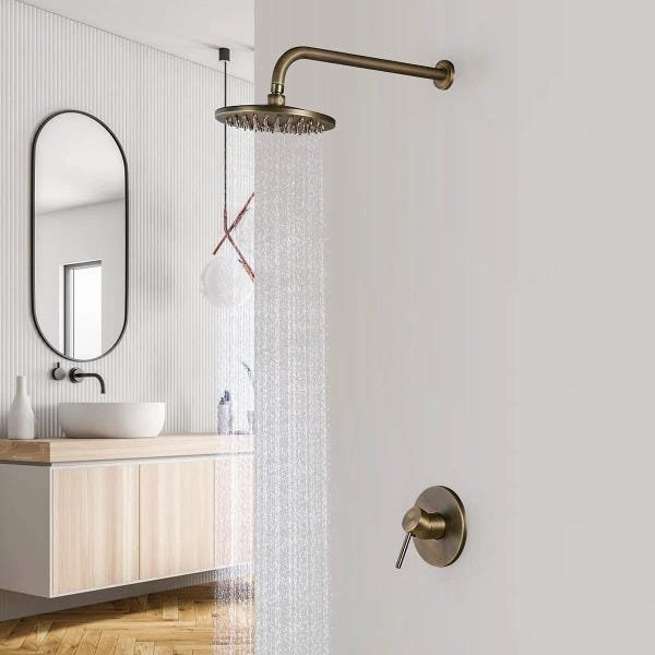 Chuveiro Ducha Vintage Bronze Antigo - 1