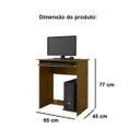 Ver imagem 2 de Mesa de Computador / Escrivaninha - Cor Marrom Prática