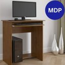 Ver imagem 1 de Mesa de Computador / Escrivaninha - Cor Marrom Prática