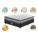 Ver imagem 3 de Cama Box Casal + Colchão de Molas Ensacadas D33 Cama Inbox Select Firme 138x188x70