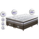 Ver imagem 2 de Cama Box Super King + Colchão de Molas Ensacadas D33 Cama Inbox Select Firme 193x203x71